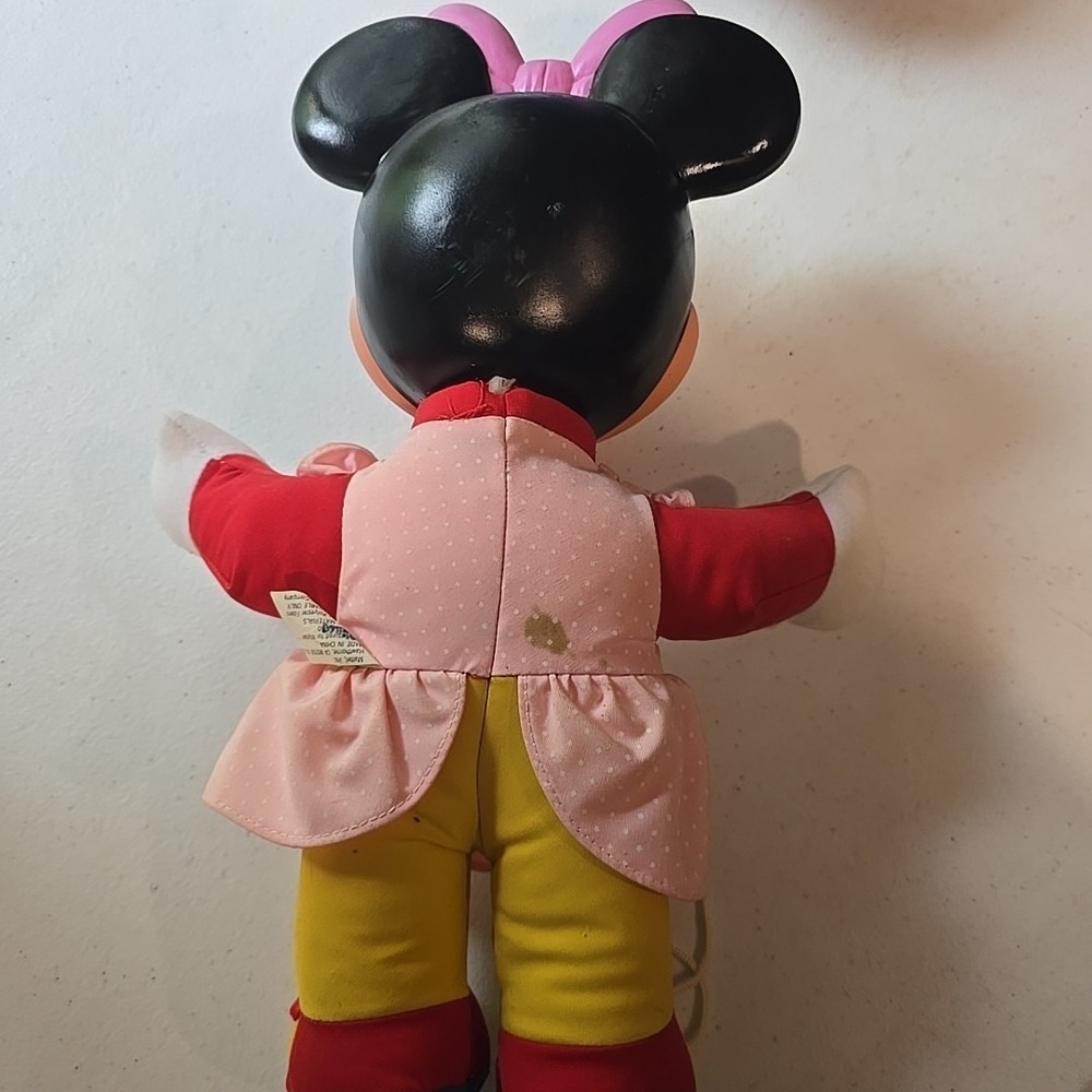 Minnie Mouse Doll Vintage Disney 80's Mattel Learn to Dress Me - Picture 6 of 8